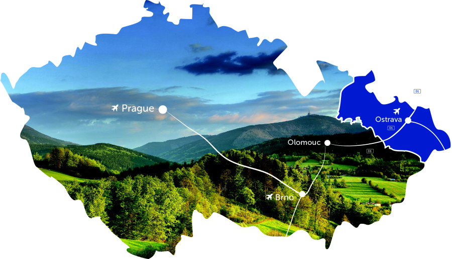 map Czech republic – How to find us