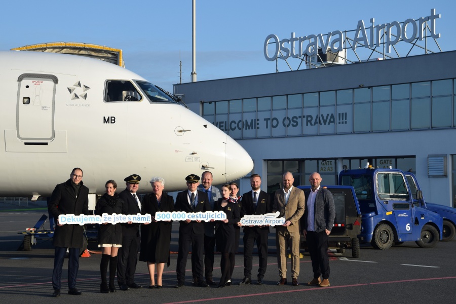 Další historický milník pro ostravské letiště – půl milionu odbavených cestujících