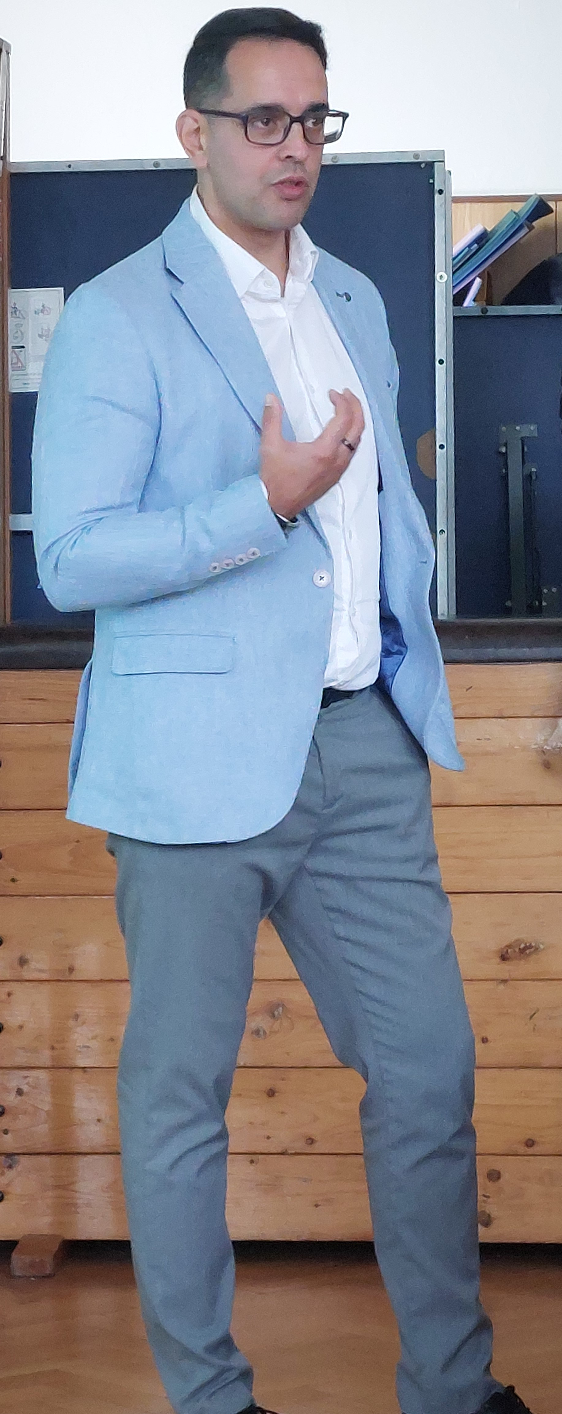 Petr Torák navštívil kopřivnickou ZŠ Floriána Bayera