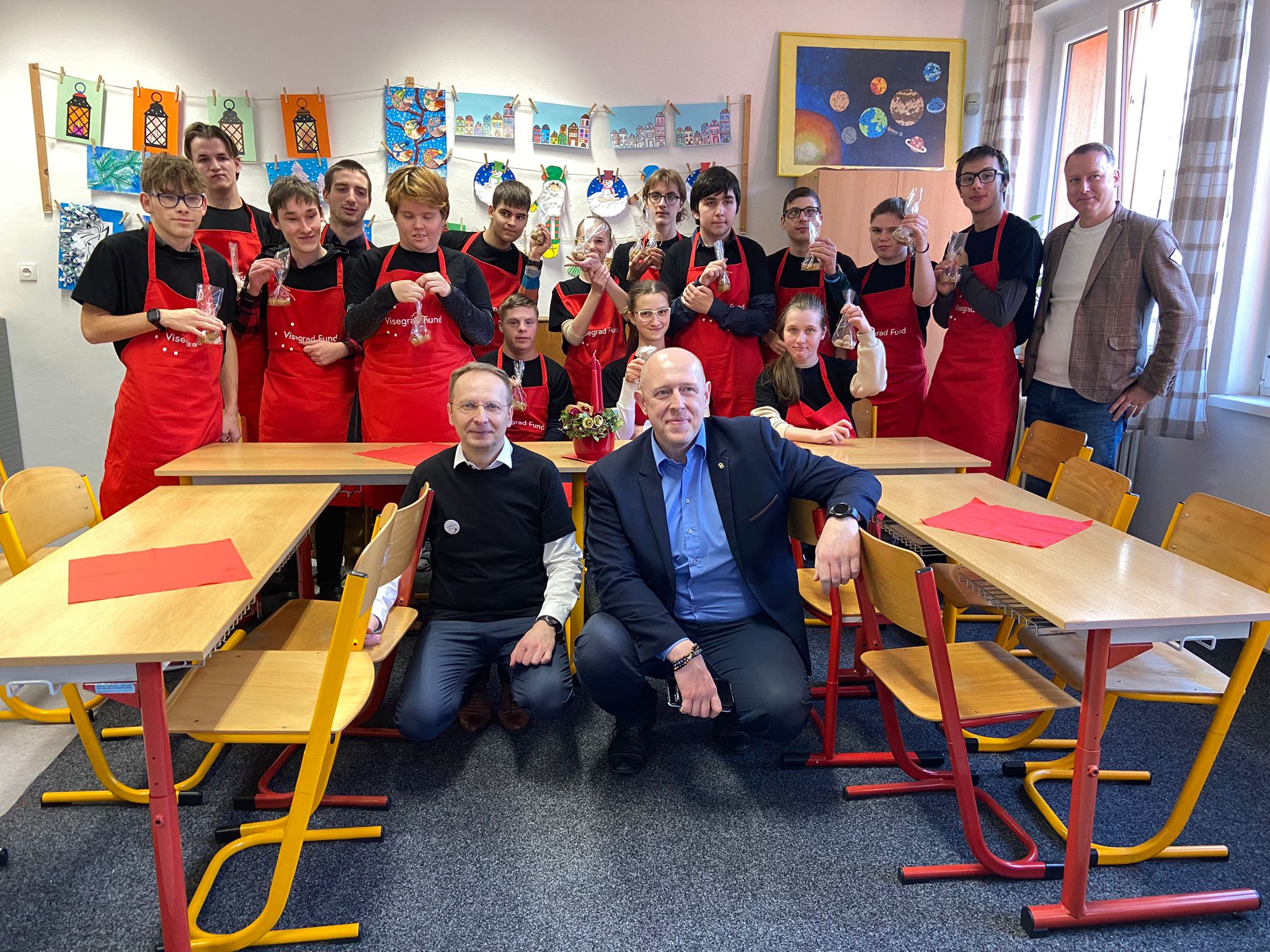 Mezinárodní vánoční dílny v rámci projektu Visegrad Fund